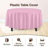 Round Pink Table Cover